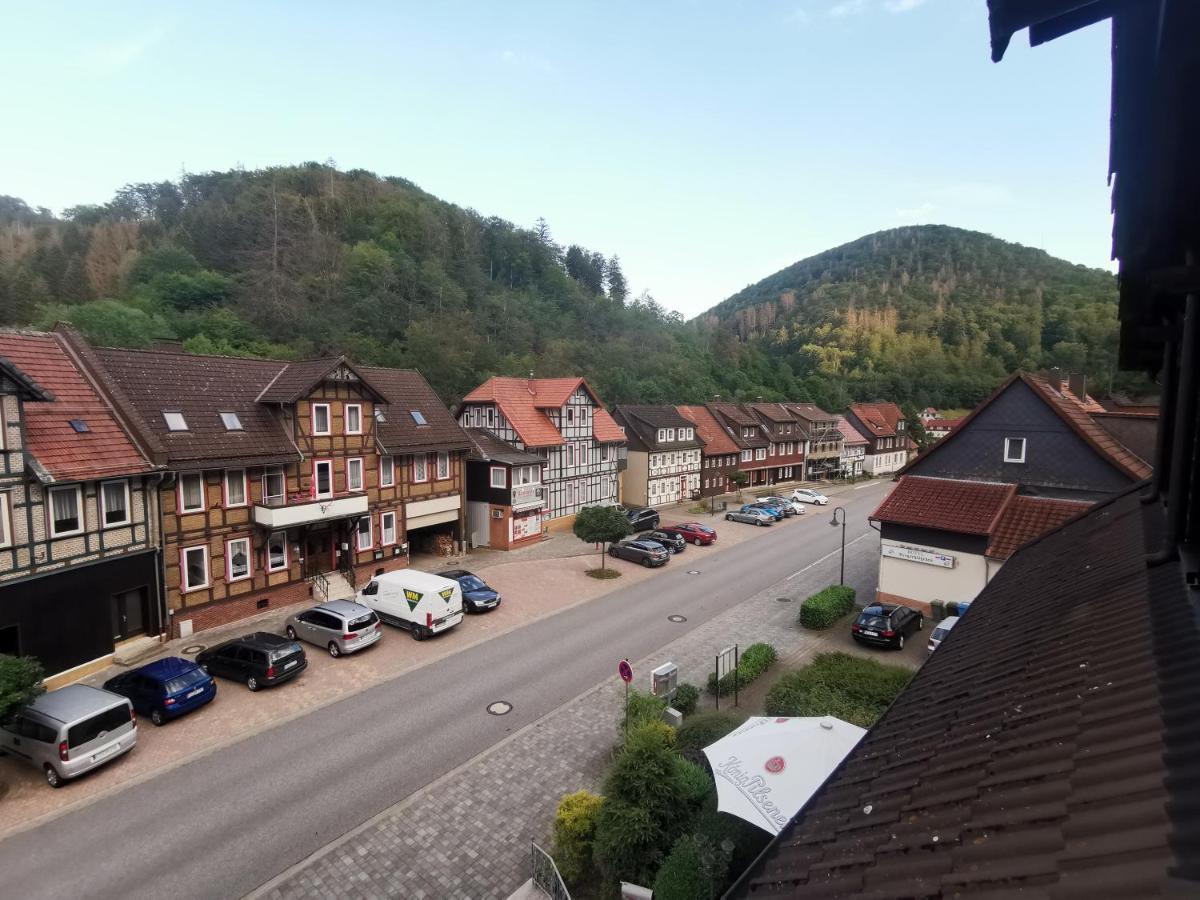 Hotel And Restaurant Bergschloesschen Zorge Exterior foto